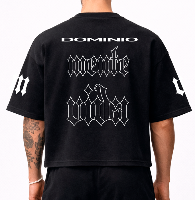 Playera Oversize Crop | Mente Vida — Drop 03