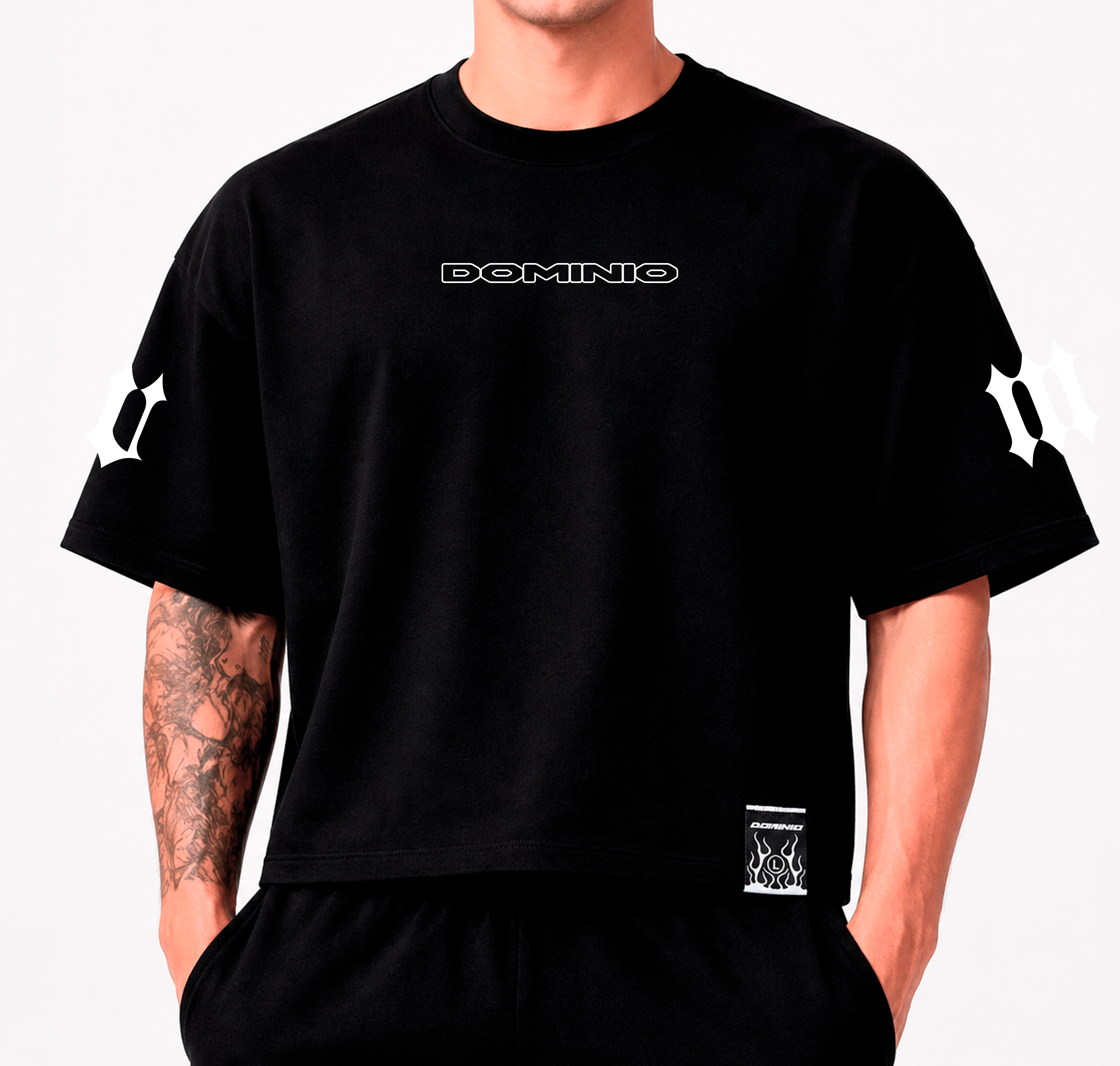 Playera Oversize Crop | Mente Vida — Drop 03